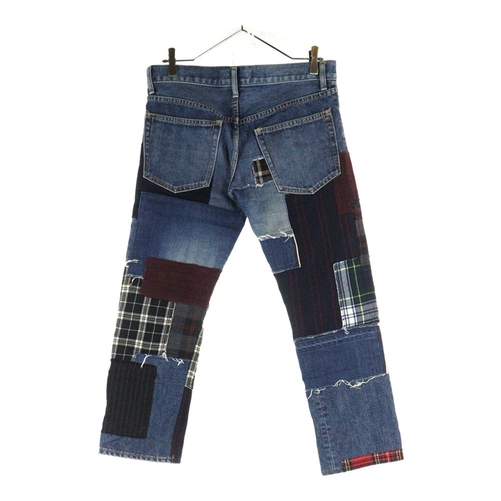 COMME des GARCONS JUNYA WATANABE MAN(コムデギャルソンジュンヤワタナベマン) 14AW 再構築 テーパードデニムパンツ ジーンズ インディゴ WN-F010 AD2014