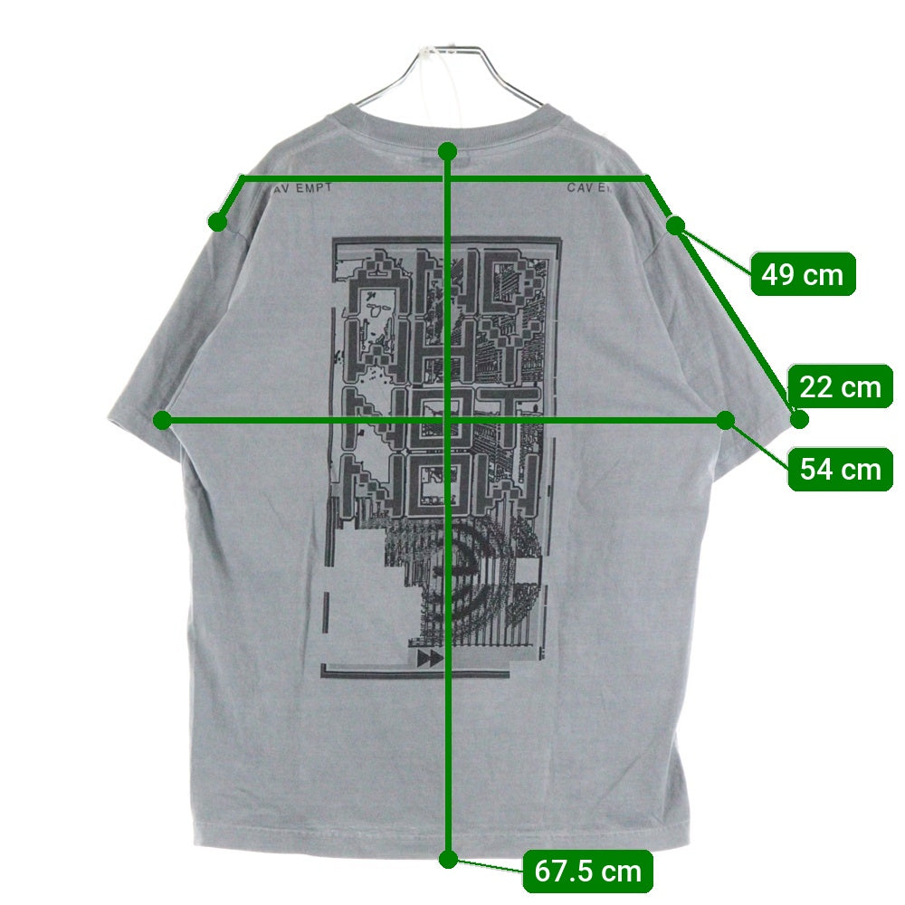 C.E(シーイー) グラフィックプリント 半袖Tシャツ グレー