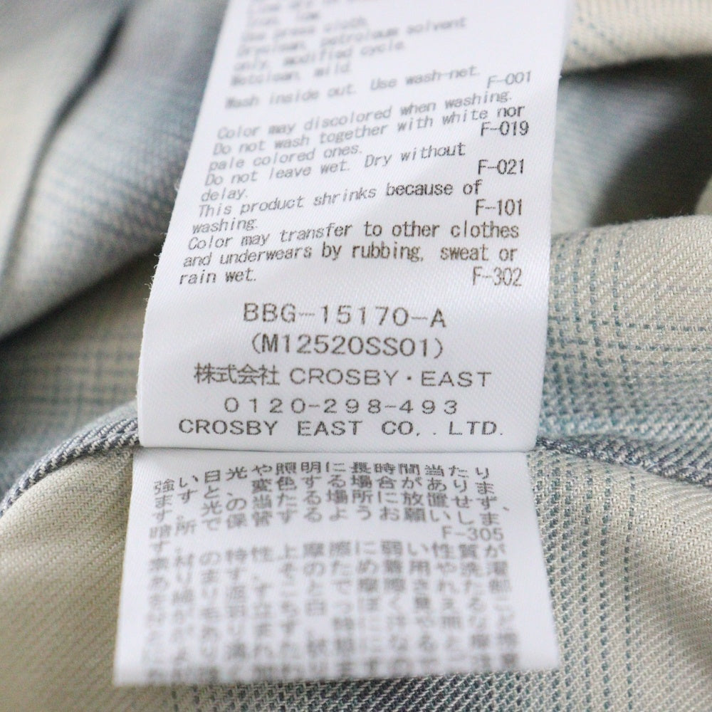 SATURDAYS SURF NYC(サタデイズサーフエヌワイシー) 20SS オンブレ 半袖チェックシャツ グレー M12520SS01