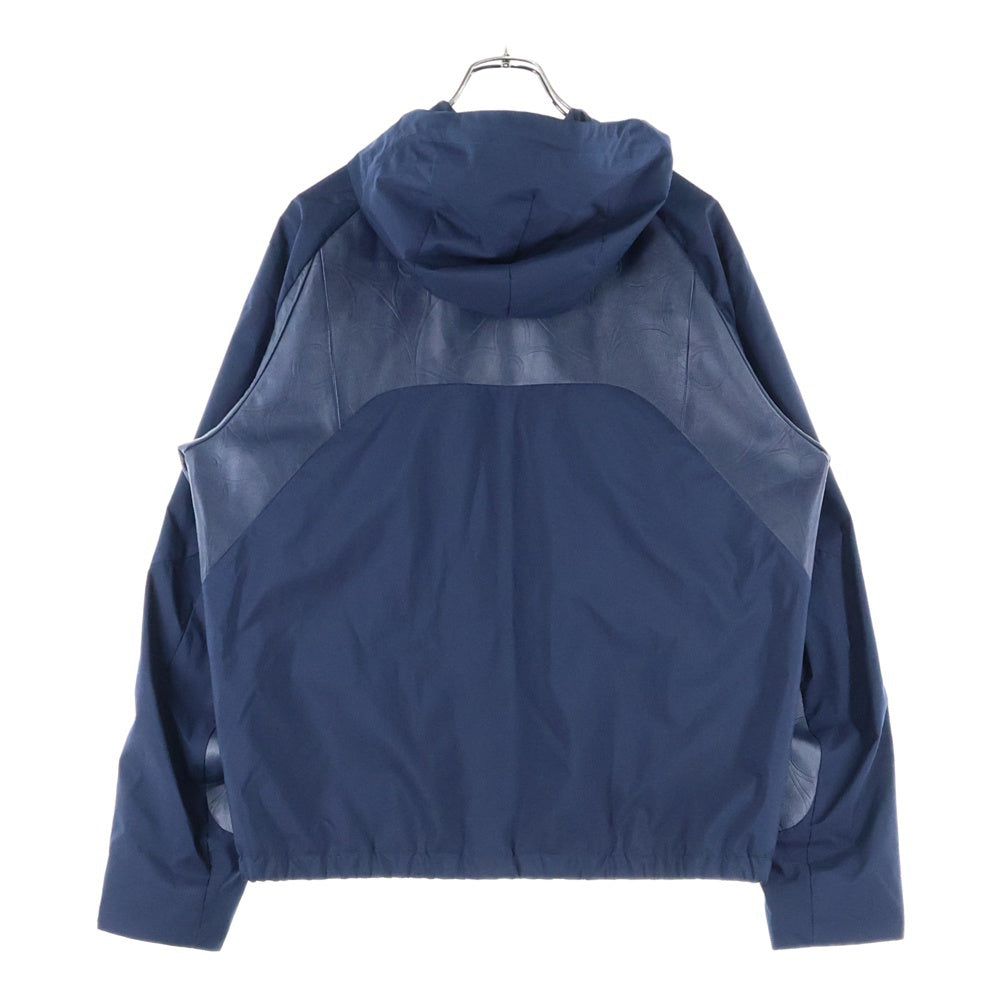 LOUIS VUITTON(ルイヴィトン) 22SS LVSE モノグラム フラワーミックス レザーブルゾン ジャケット ネイビー RM221Q IY5 HML52W