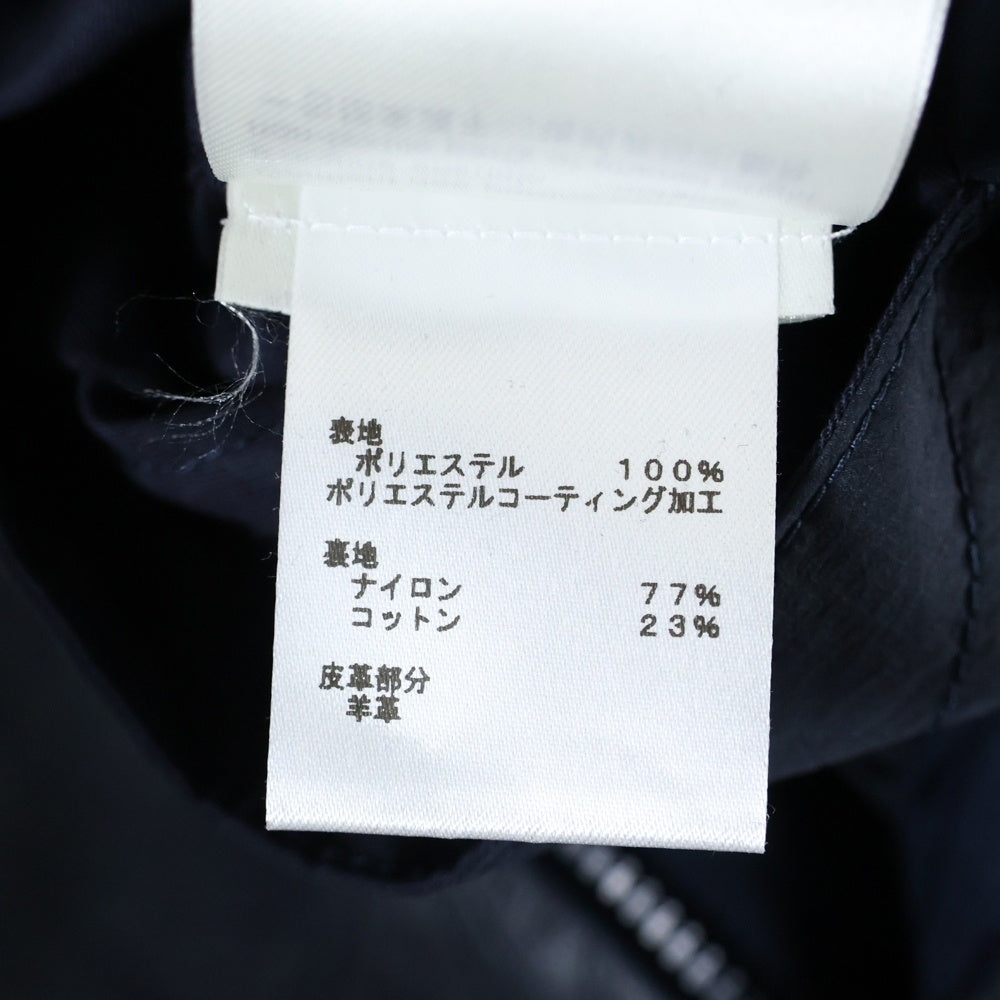 LOUIS VUITTON(ルイヴィトン) 22SS LVSE モノグラム フラワーミックス レザーブルゾン ジャケット ネイビー RM221Q IY5 HML52W