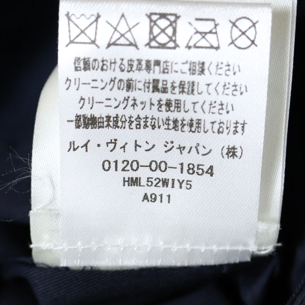 LOUIS VUITTON(ルイヴィトン) 22SS LVSE モノグラム フラワーミックス レザーブルゾン ジャケット ネイビー RM221Q IY5 HML52W