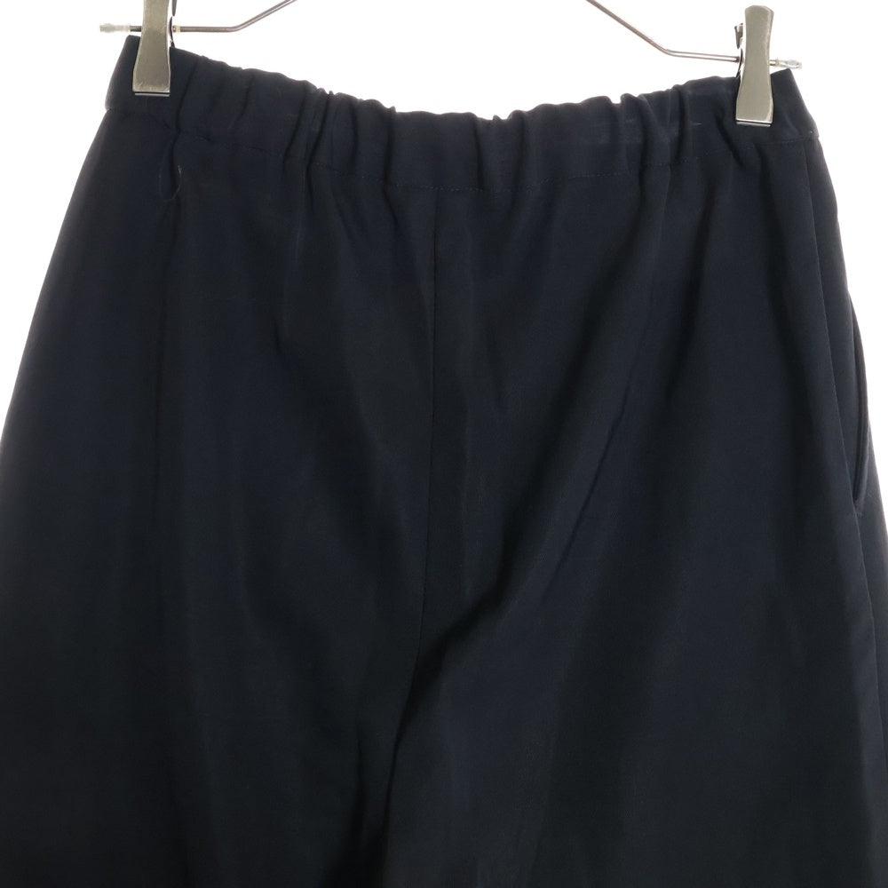 H BEAUTY&YOUTH(エイチ ビューティーアンドユース) ウール ストライプ テーパードパンツ ブラック 1214-217-8154