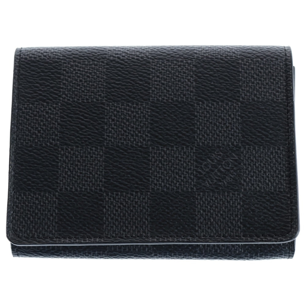 LOUIS VUITTON(ルイヴィトン) アンヴェロップ・カルト ドゥ ヴィジット カードケース ブラック N63338 RFID