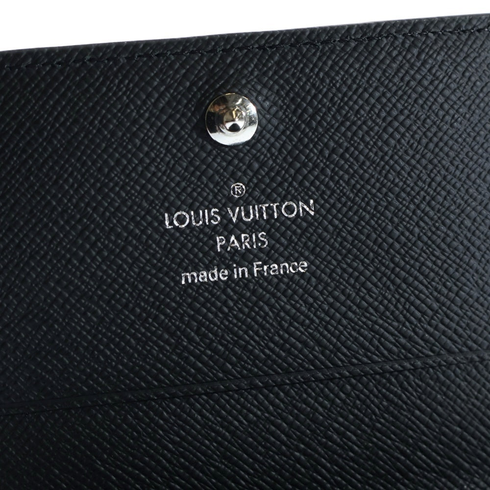 LOUIS VUITTON(ルイヴィトン) アンヴェロップ・カルト ドゥ ヴィジット カードケース ブラック N63338 RFID
