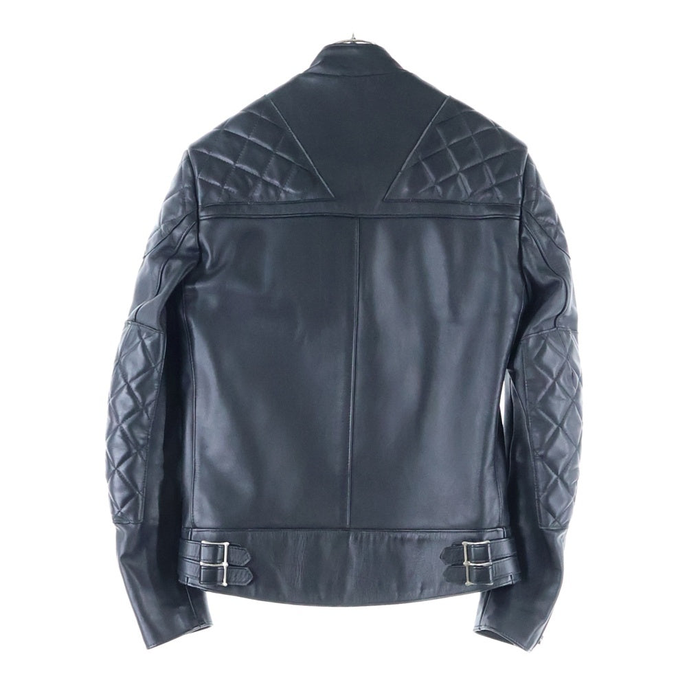 Lewis Leathers(ルイスレザー) 445 SUPER MONZA スーパーモンザ ブラックレザー ダブルライダースジャケット ブラック