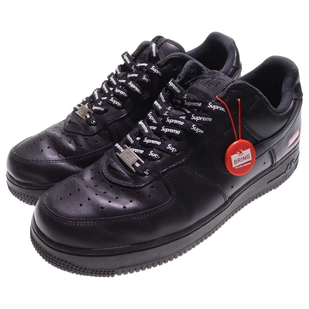 NIKE(ナイキ) ×SUPREME AIR FORCE 1 LOW シュプリーム エアフォース 1 ローカットスニーカー ブラック US8.5/26.5cm CU9225-001