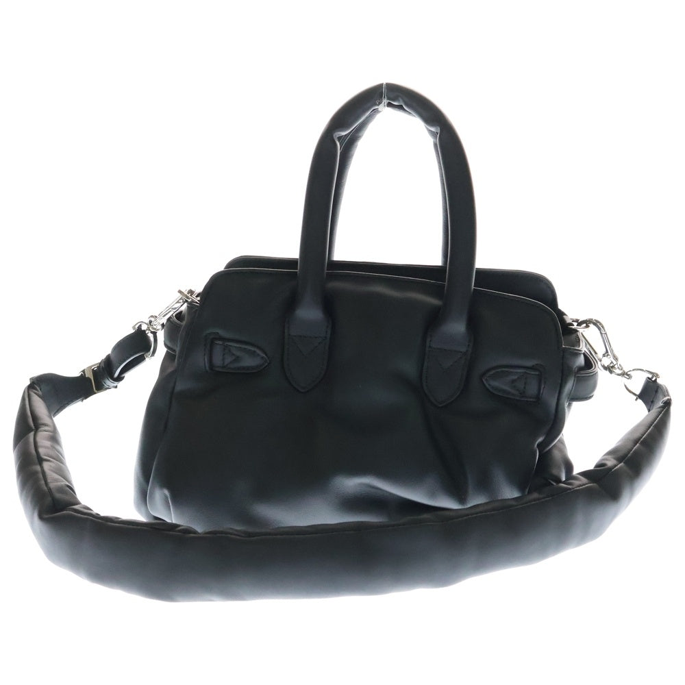 MAISON MIHARAYASUHIRO(メゾンミハラヤスヒロ) Puffer Hand Bag 2Way パファー レザー ショルダー ハンドバッグ ブラック