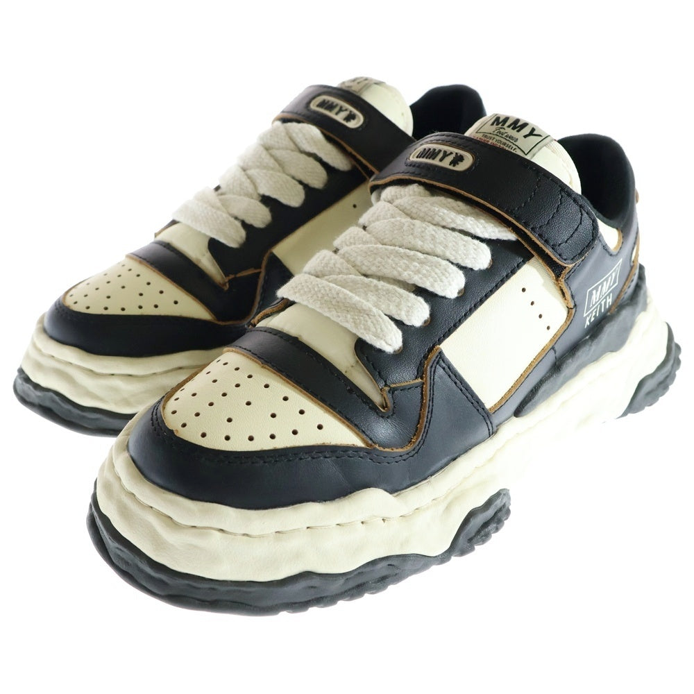 MAISON MIHARAYASUHIRO(メゾンミハラヤスヒロ) KEITH OG Sole Leather Low-top Sneaker キース レザー ローカットスニーカー ブラック A13FW702