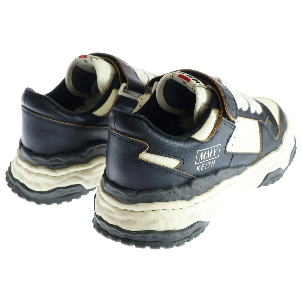 MAISON MIHARAYASUHIRO(メゾンミハラヤスヒロ) KEITH OG Sole Leather Low-top Sneaker キース レザー ローカットスニーカー ブラック A13FW702