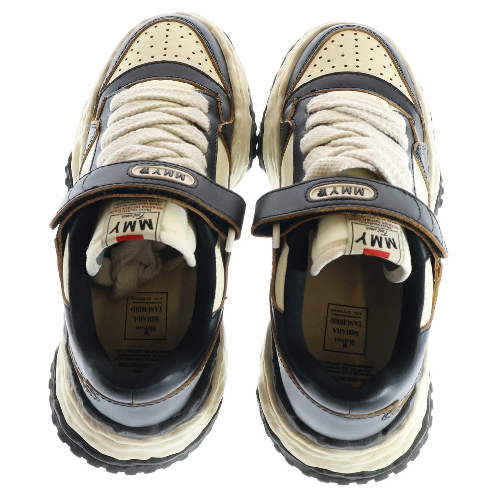 MAISON MIHARAYASUHIRO(メゾンミハラヤスヒロ) KEITH OG Sole Leather Low-top Sneaker キース レザー ローカットスニーカー ブラック A13FW702