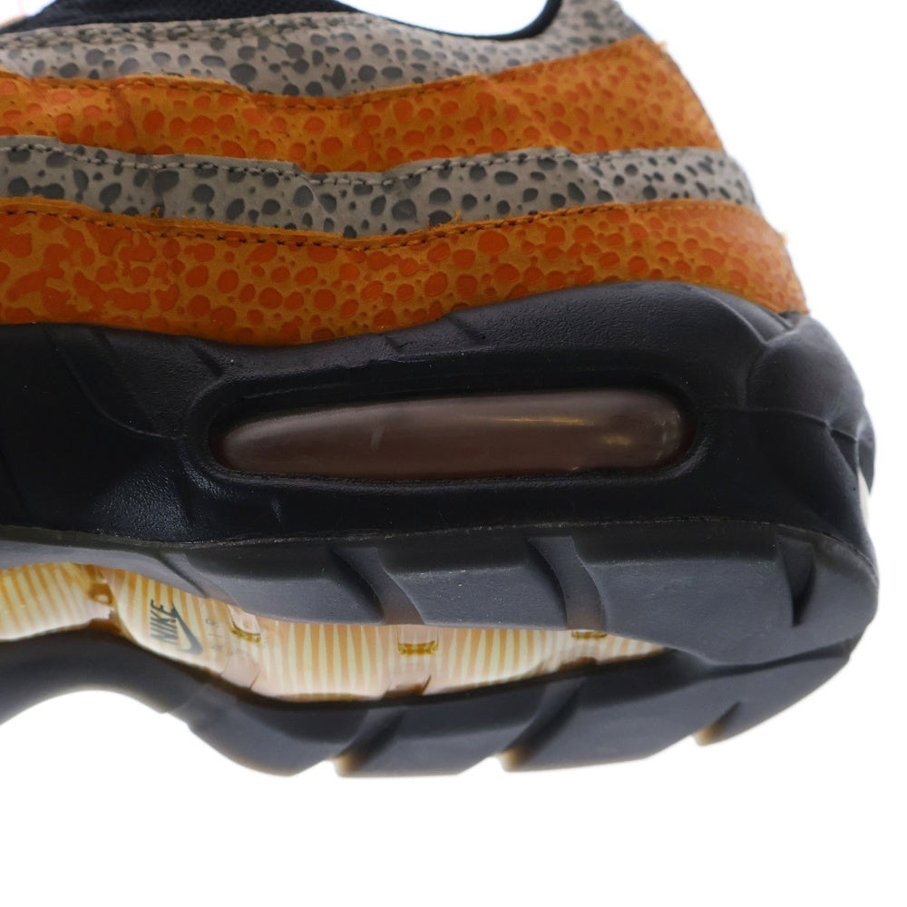 NIKE(ナイキ) AIR MAX 95 SE What The Safari エアマックス 95 SE ワット ザ サファリ ローカットスニーカー オレンジ/グレー US10/28cm AR4592-001