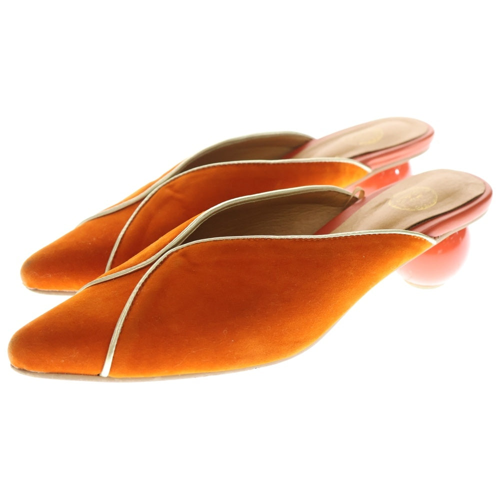 RODEO CROWNS WIDE BOWL(ロデオクラウンズ ワイドボウル) 050AAM55-0300 スエード パンプス レディース オレンジ