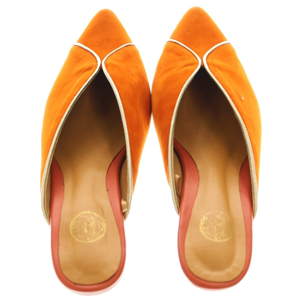 RODEO CROWNS WIDE BOWL(ロデオクラウンズ ワイドボウル) 050AAM55-0300 スエード パンプス レディース オレンジ