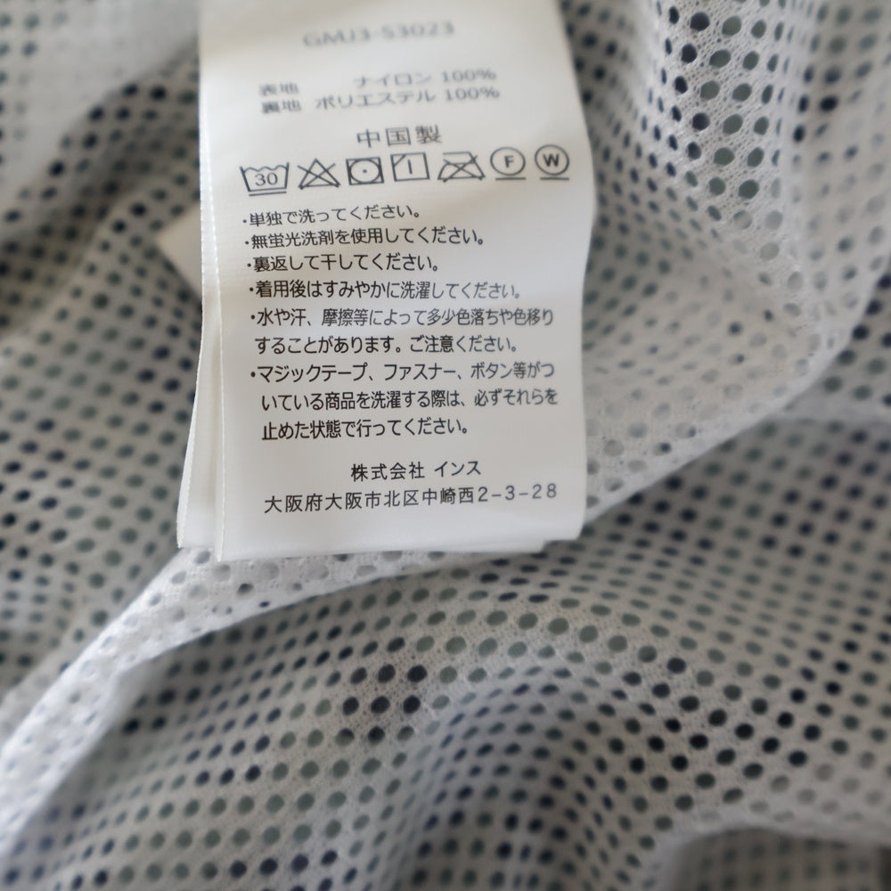 WACKO MARIA(ワコマリア) 23SS ×GRAMICCI グラミチ レオパード柄 ブランドエンブロイダリー ジップアップ ナイロンジャケット グリーン/ブラック GMJ3-S3023