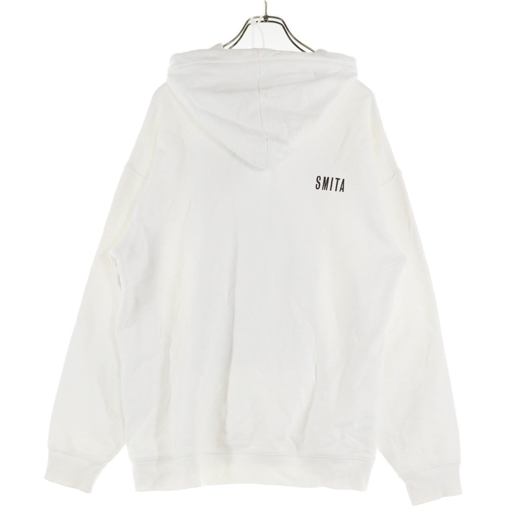 Acne Studios(アクネ ストゥディオズ) 18SS FALA PRINT フロントフラワープリント プルオーバースウェットパーカー フーディー レディース ホワイト 2HS176