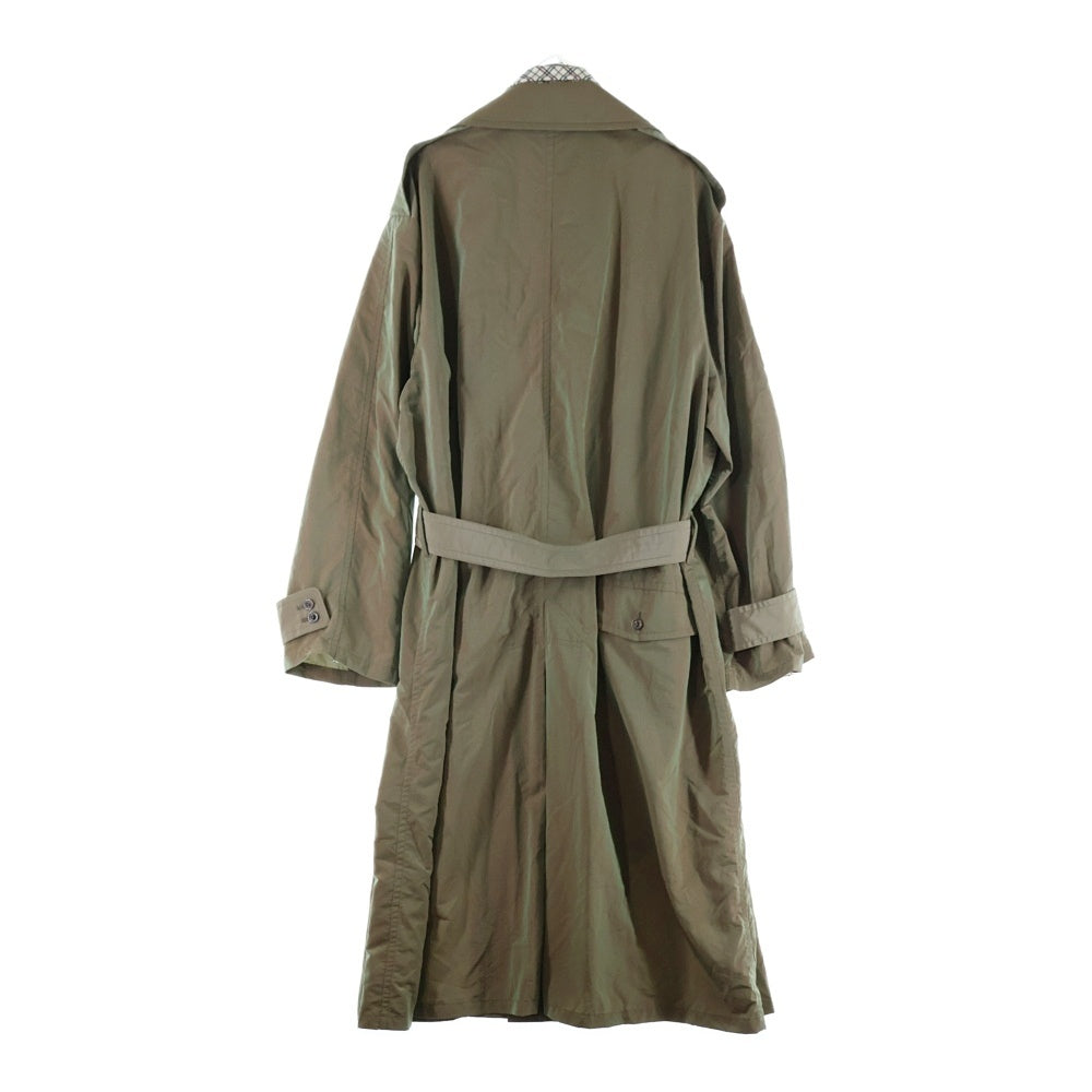 Maison Margiela 14(メゾンマルジェラ) 19SS チェックライナー 2WAY トレンチコート アウター カーキ S30FZ0009