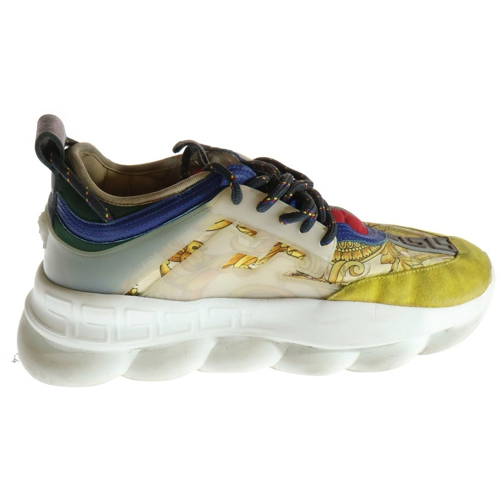 VERSACE(ヴェルサーチ) CHAIN REACTION MULTI-COLOR RUBBER SUEDE チェーン リアクション ラバー スウェード ローカットスニーカー マルチカラー