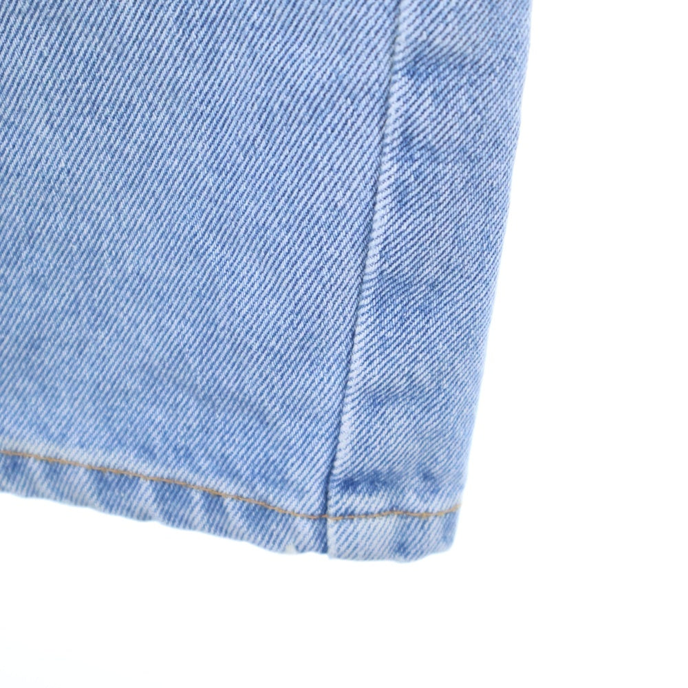 MM6 Maison Margiela(エムエムシックスメゾンマルジェラ) ミッドライズ クロップドデニムパンツ ボタンフライ レディース インディゴ S52LA0212