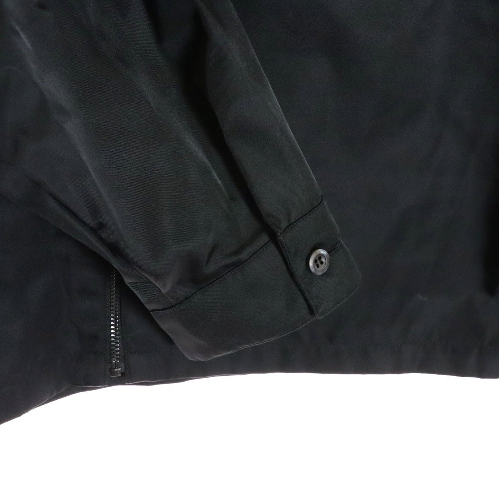 PRADA(プラダ) RE-NYRON リナイロン ロゴプリント ジップアップジャケット ブラック SC540 S211 1289 RFID