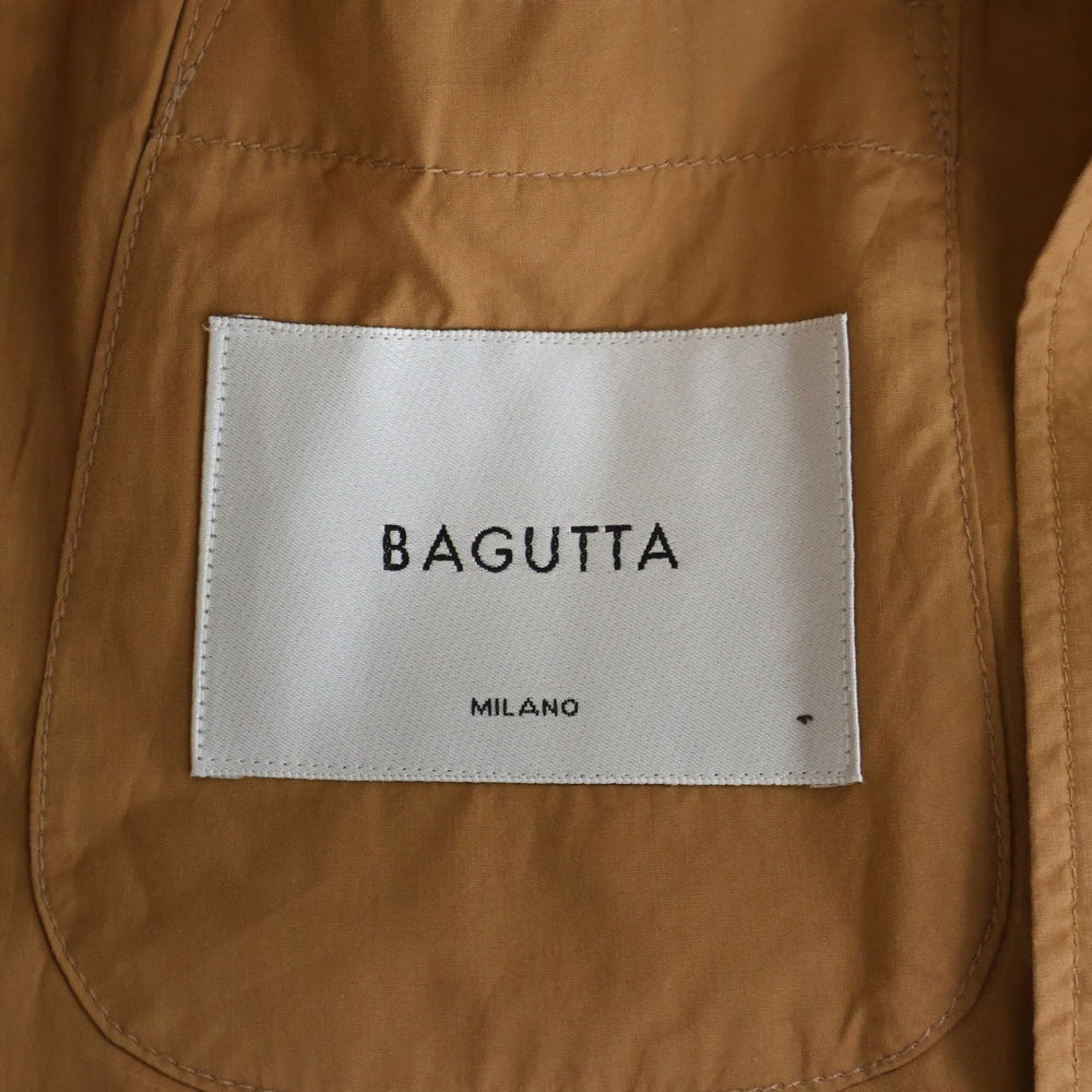 Bagutta(バグッタ) コットン シングルテーラードジャケット ブラウン RICK_GL 09103
