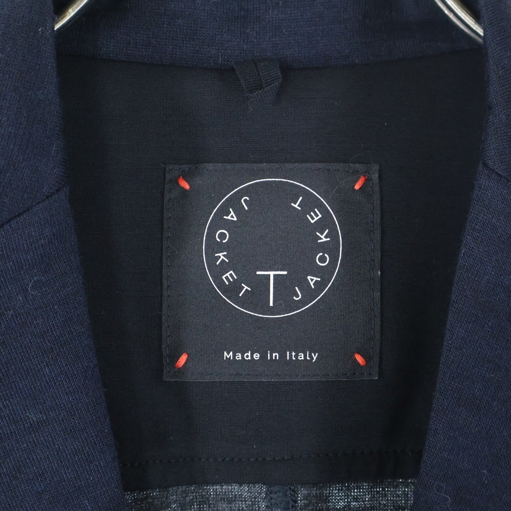 T-JACKET(ティー ジャケット) コットン シングルテーラードジャケット ネイビー 51G419JR