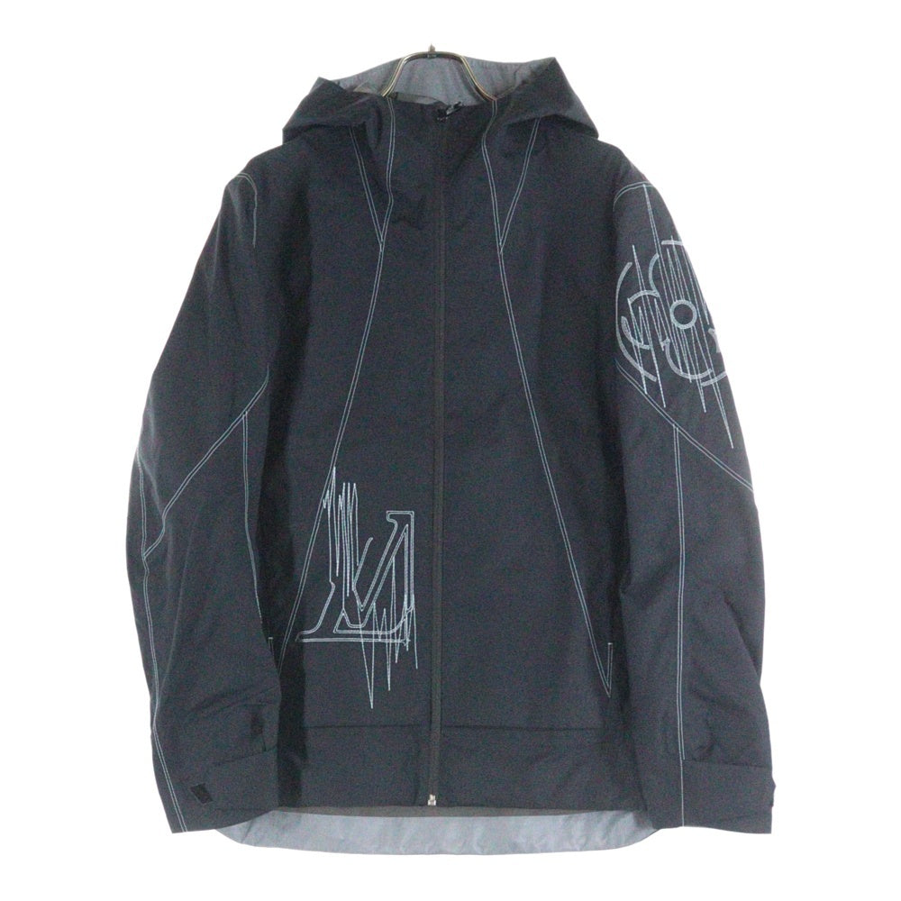 LOUIS VUITTON(ルイヴィトン) 23AW LVフリークエンシー テクニカル フーデッドジップアップナイロンジャケット ブラック RM2319 Q17 HOB15W