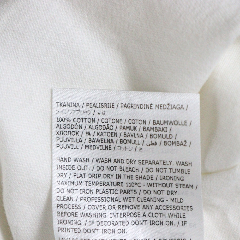 JIL SANDER(ジルサンダー) 23AW バックロゴプリント クルーネック半袖Tシャツ カットソー ホワイト J22GC0140 J46219