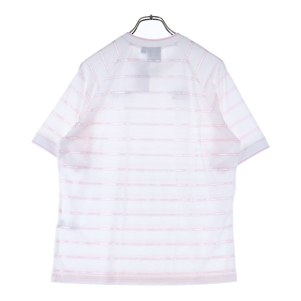 SUPREME(シュプリーム) 25SS ×UMBRO Stripe Soccer Jersey ストライプ サッカー ジャージ 半袖ゲームTシャツ カットソー ホワイト/ピンク