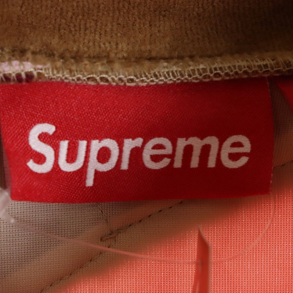SUPREME(シュプリーム) 25SS Patchwork Velour Track Jacket パッチワーク ベロア ジップアップハイネックジャケット マルチカラー