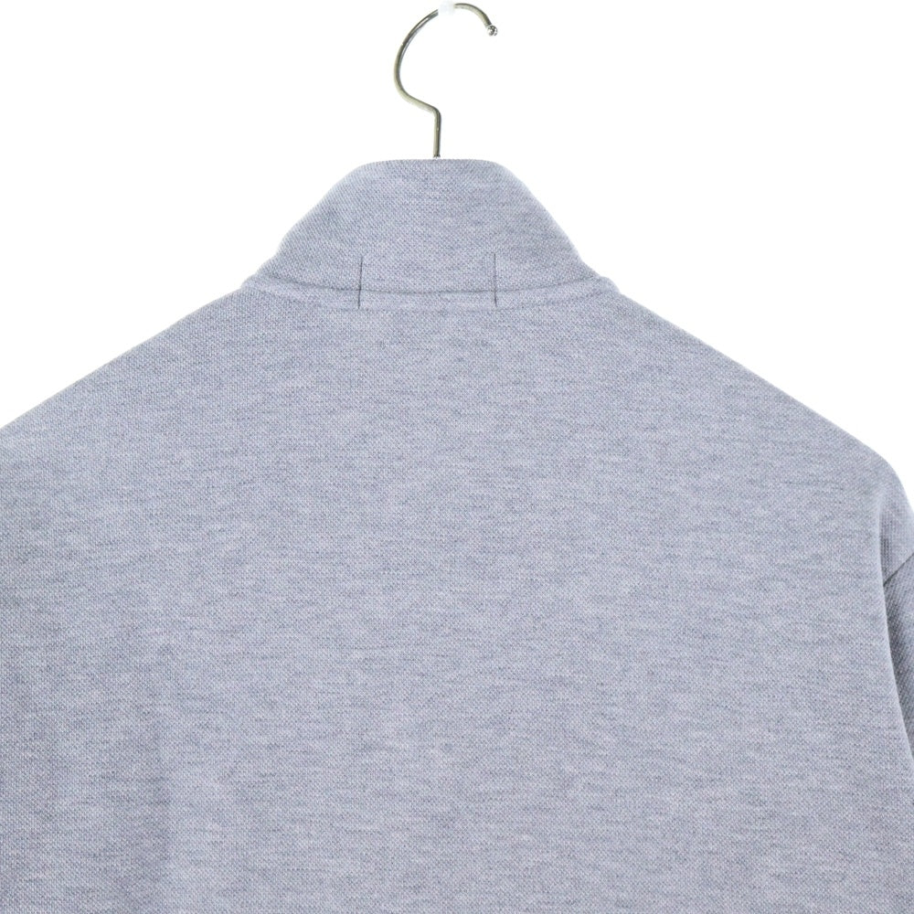 POLO RALPH LAUREN(ポロラルフローレン) ×RON HERMAN DOUBLE KNIT PIQUE TRACK JACKET ロンハーマン ダブル ニット ピケ ジップアップトラックジャケット グレー