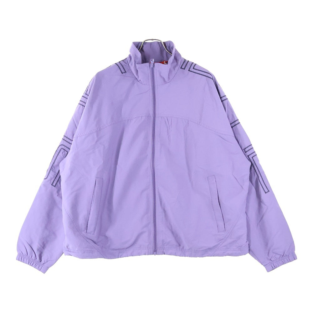 SUPREME(シュプリーム) 25SS Spellout Embroidered Track Jacket スペルアウト エンブロイダリー ジップアップナイロントラックジャケット パープル