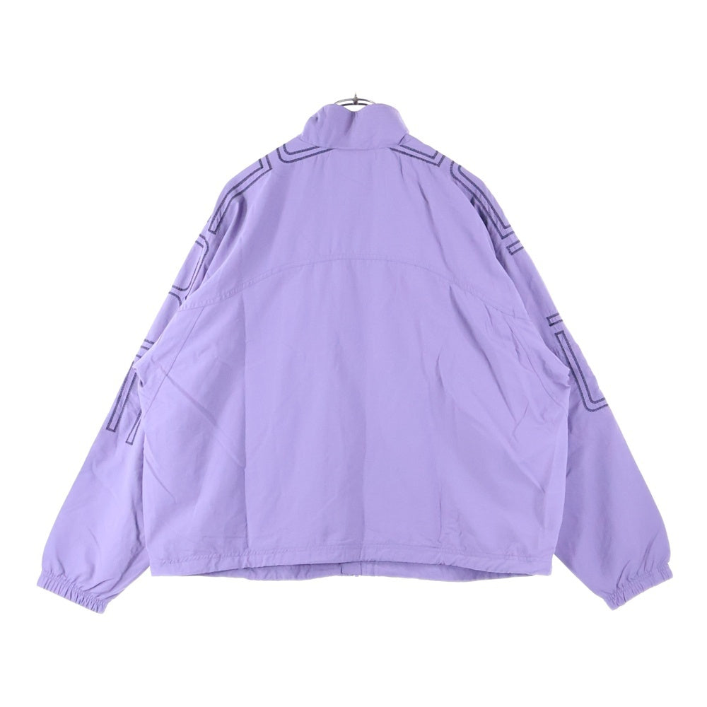 SUPREME(シュプリーム) 25SS Spellout Embroidered Track Jacket スペルアウト エンブロイダリー ジップアップナイロントラックジャケット パープル