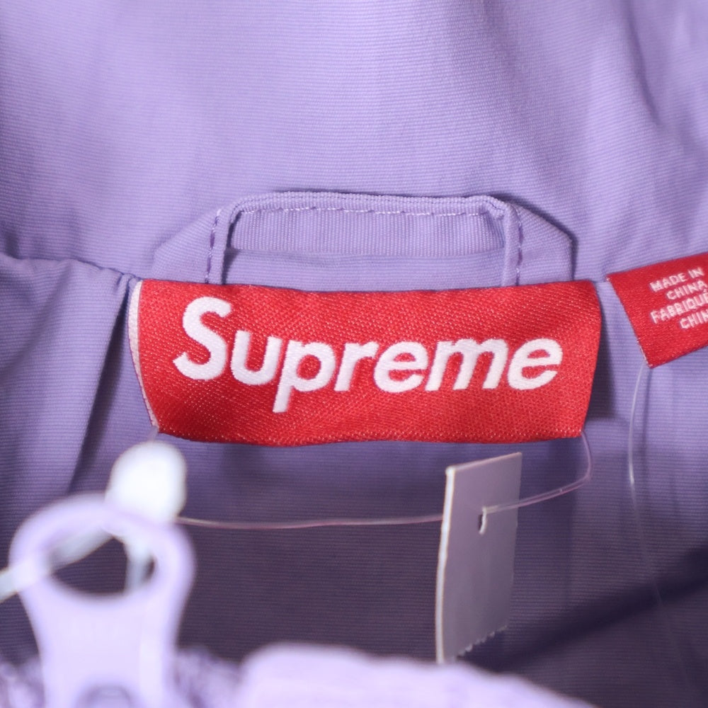 SUPREME(シュプリーム) 25SS Spellout Embroidered Track Jacket スペルアウト エンブロイダリー ジップアップナイロントラックジャケット パープル