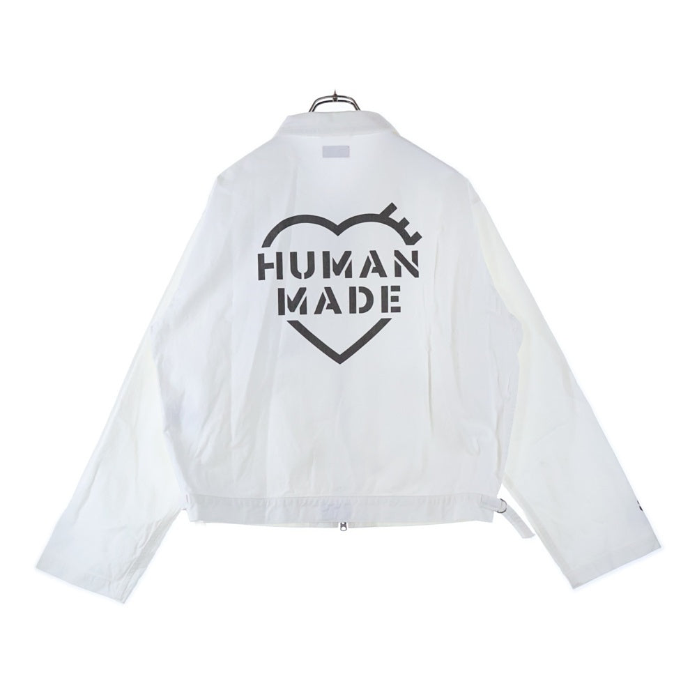 HUMAN MADE(ヒューマンメイド) NAVAL JACKET ナヴァル ジップアップワークジャケット ホワイト HM29JK018