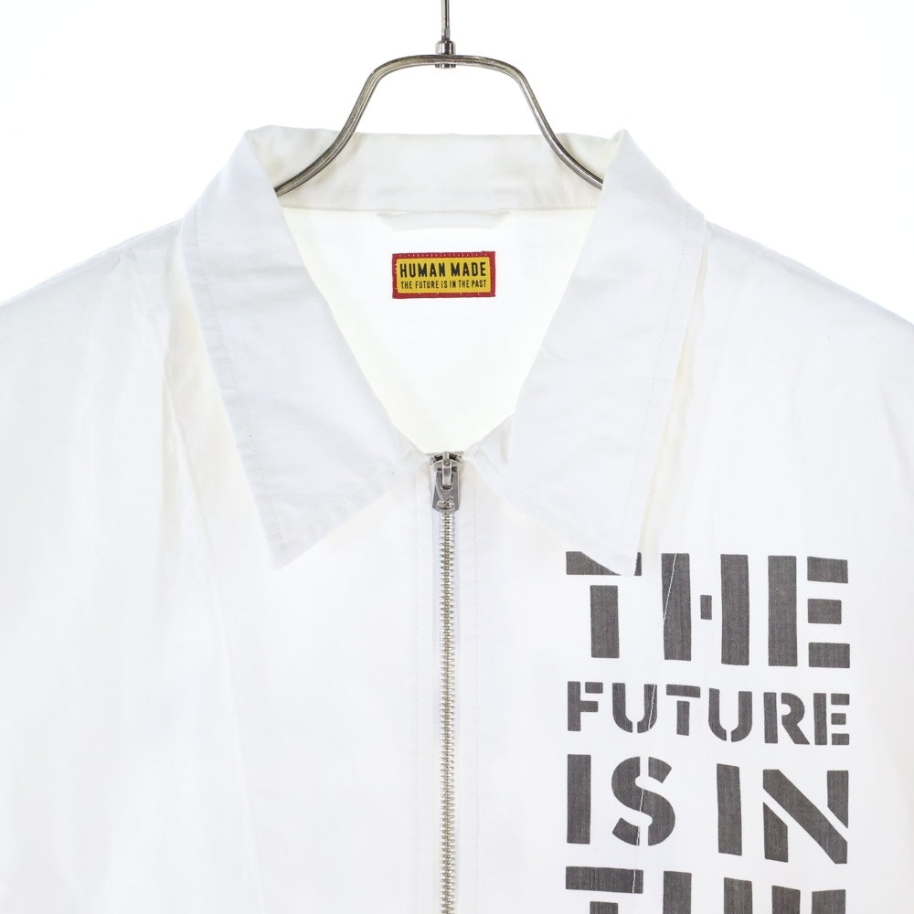HUMAN MADE(ヒューマンメイド) NAVAL JACKET ナヴァル ジップアップワークジャケット ホワイト HM29JK018
