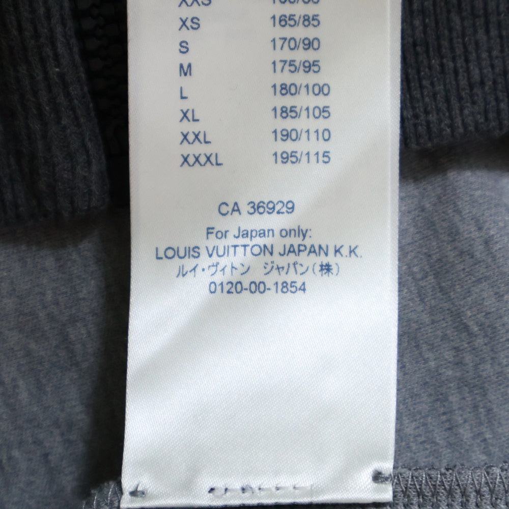 LOUIS VUITTON(ルイヴィトン) 20AW INSIDEOUT PIN ZIP UP PARKA インサイドアウト ピン フーデッドジップアップパーカー フーディー グレー RM202Q JUJ HJY42W