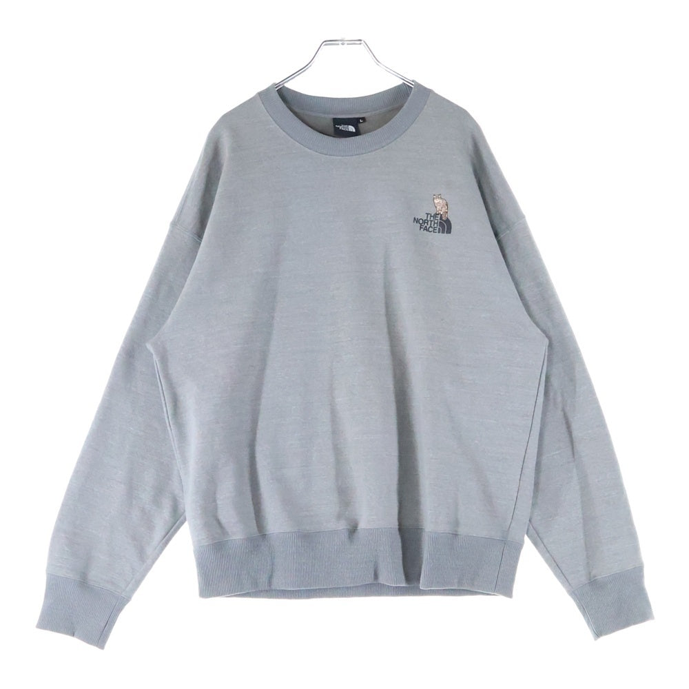 THE NORTH FACE(ザノースフェイス) ZOO PICKER CREW ズー ピッカー クルーネックスウェットトレーナー グレー NT12536