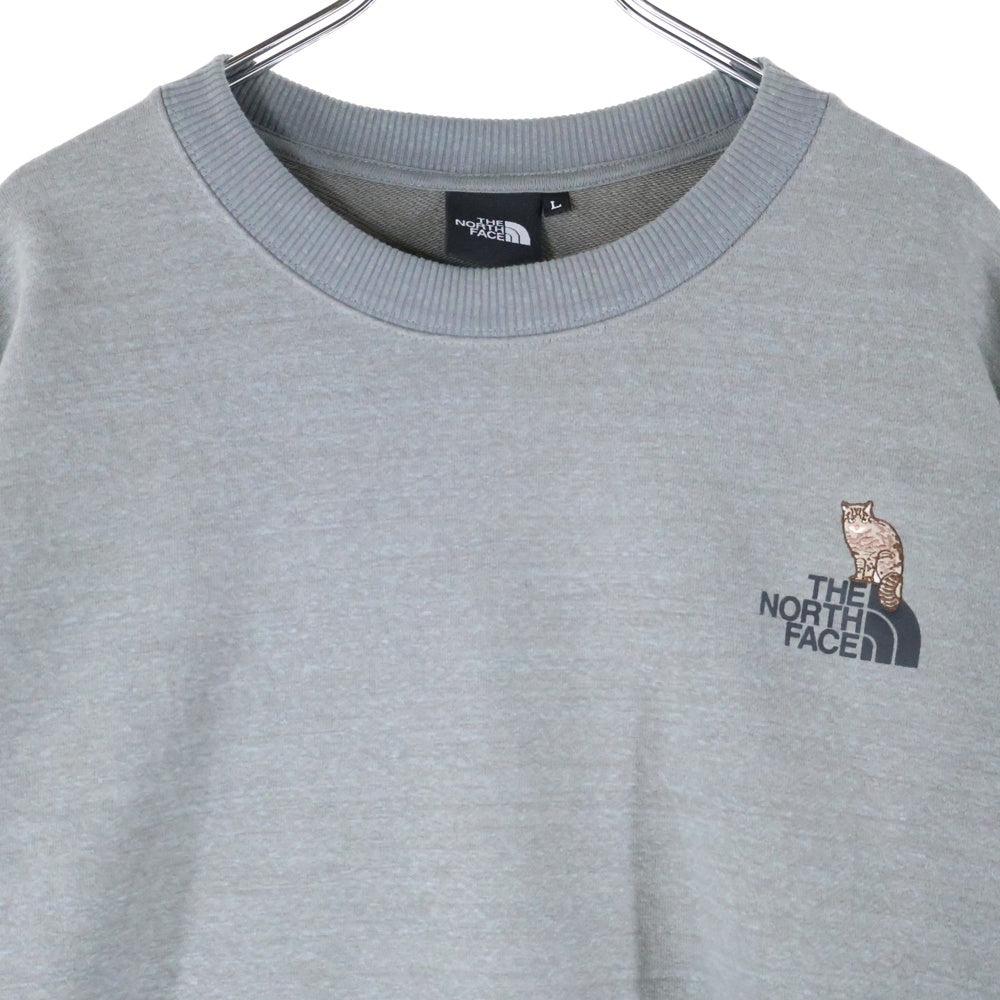 THE NORTH FACE(ザノースフェイス) ZOO PICKER CREW ズー ピッカー クルーネックスウェットトレーナー グレー NT12536