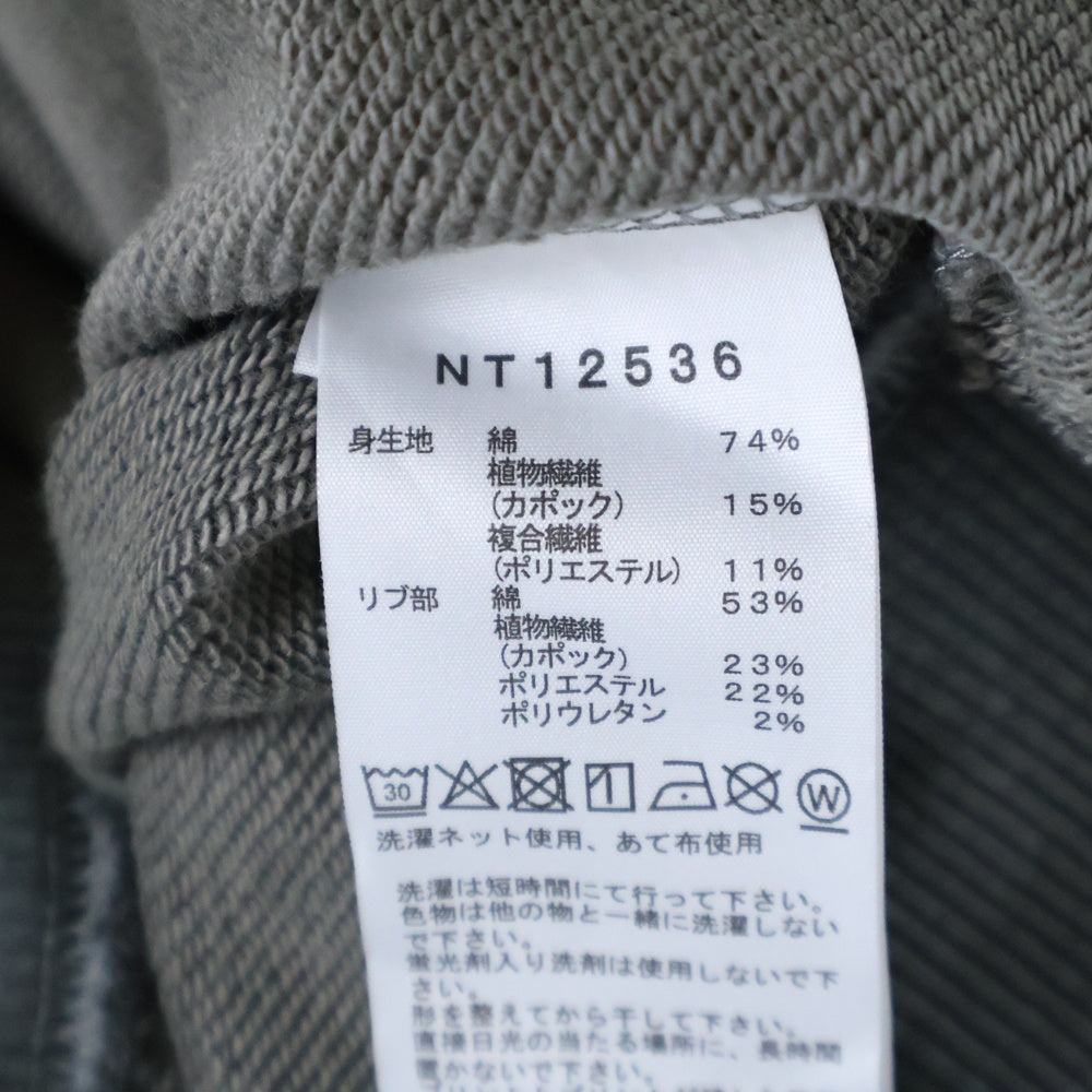 THE NORTH FACE(ザノースフェイス) ZOO PICKER CREW ズー ピッカー クルーネックスウェットトレーナー グレー NT12536