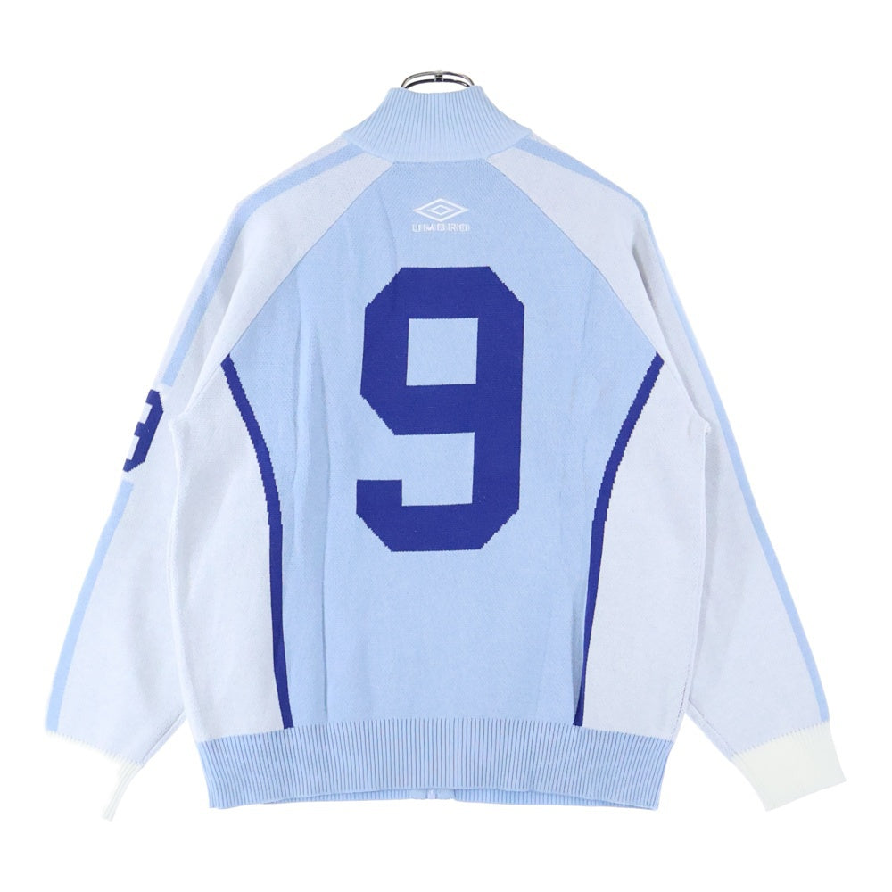 SUPREME(シュプリーム) 25SS ×UMBRO Zip Up Sweater アンブロ ジップアップニットセータートラックジャケット ブルー