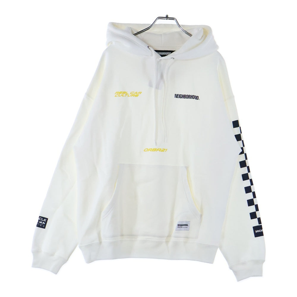 NEIGHBORHOOD(ネイバーフッド) 25SS PLAIN SWEAT HOODIE LS プレーン プルオーバースウェットパーカー フーディー ロングスリーブ ホワイト 251UWNH-CSM02S