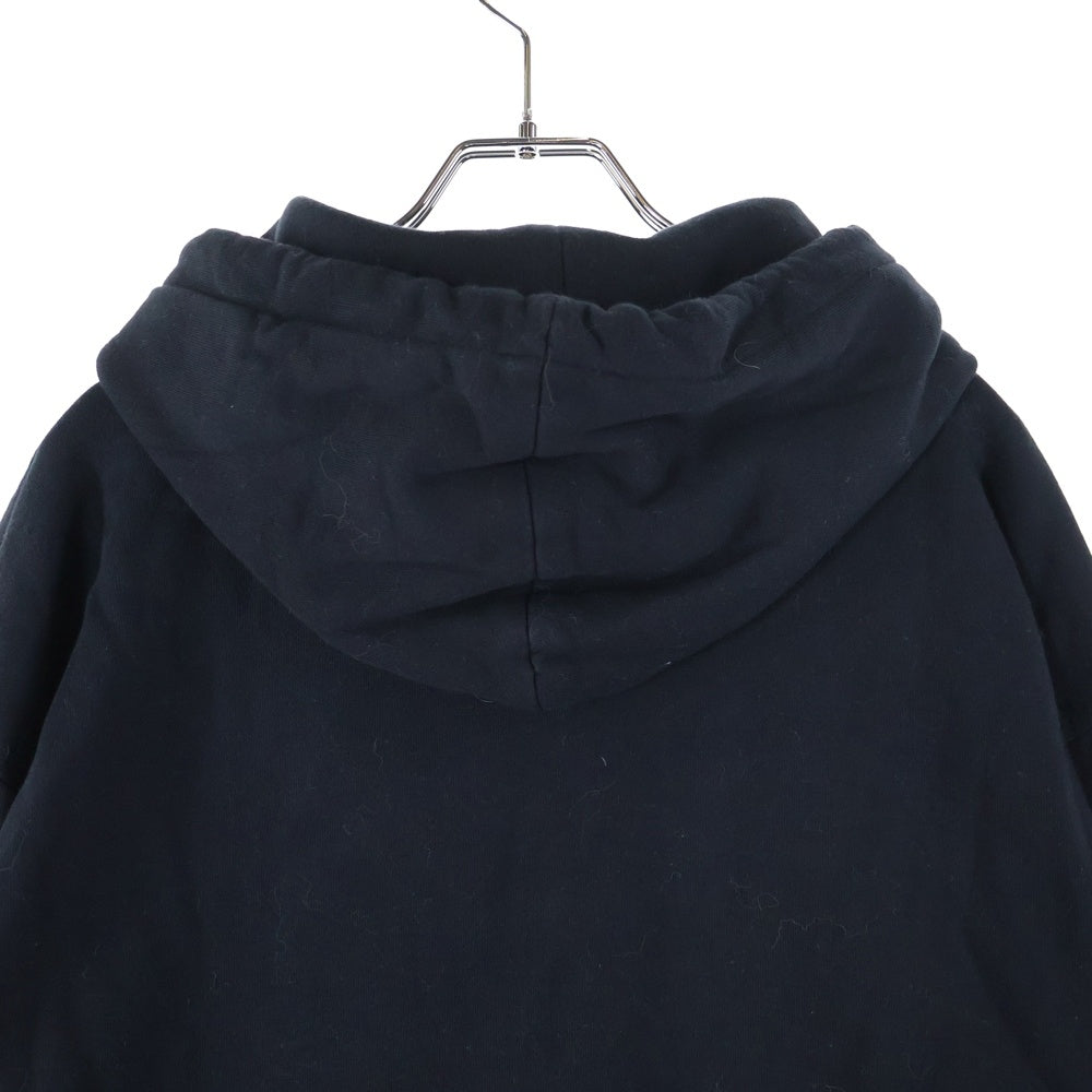 CELINE(セリーヌ) 22SS セーフティーピンロゴ プルオーバースウェットパーカー フーディー ブラック 2Y697670Q