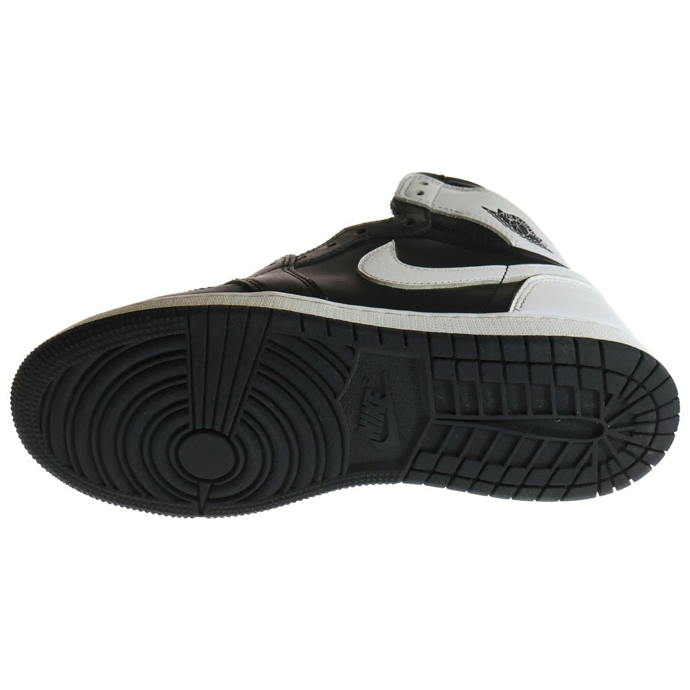 NIKE(ナイキ) AIR JORDAN 1 RETRO HIGH OG GS エアジョーダン1 レトロ ハイカットスニーカー ブラック/ホワイト US7Y/25cm FD1437‐010