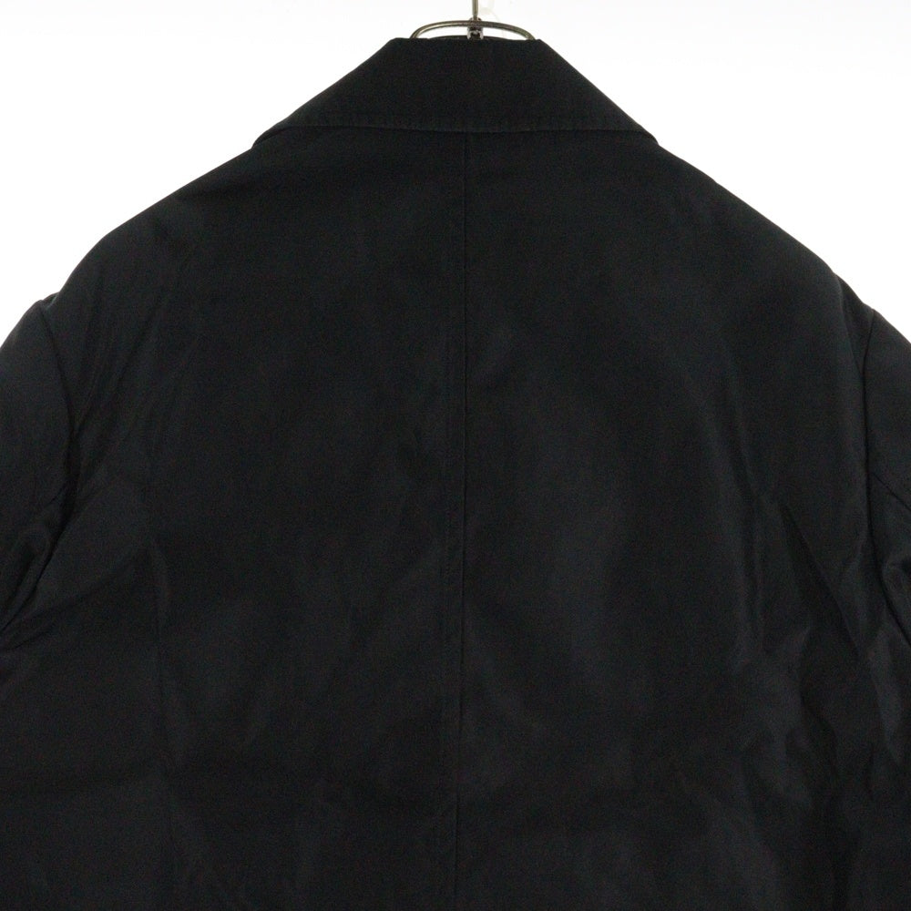 COMME des GARCONS JUNYA WATANABE MAN(コムデギャルソンジュンヤワタナベマン) 02SS AD2001 ライニング ラバー プリント ナイロン ジャケット ブラック WE-C004