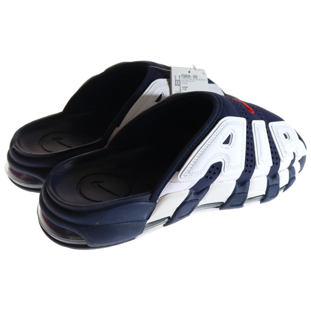 NIKE(ナイキ) AIR MORE UPTEMPO SLIDE OLYMPIC エアモアアップテンポ オリンピック スライド サンダル US10.0/28.0cm FQ8699-400 ネイビー/ホワイト
