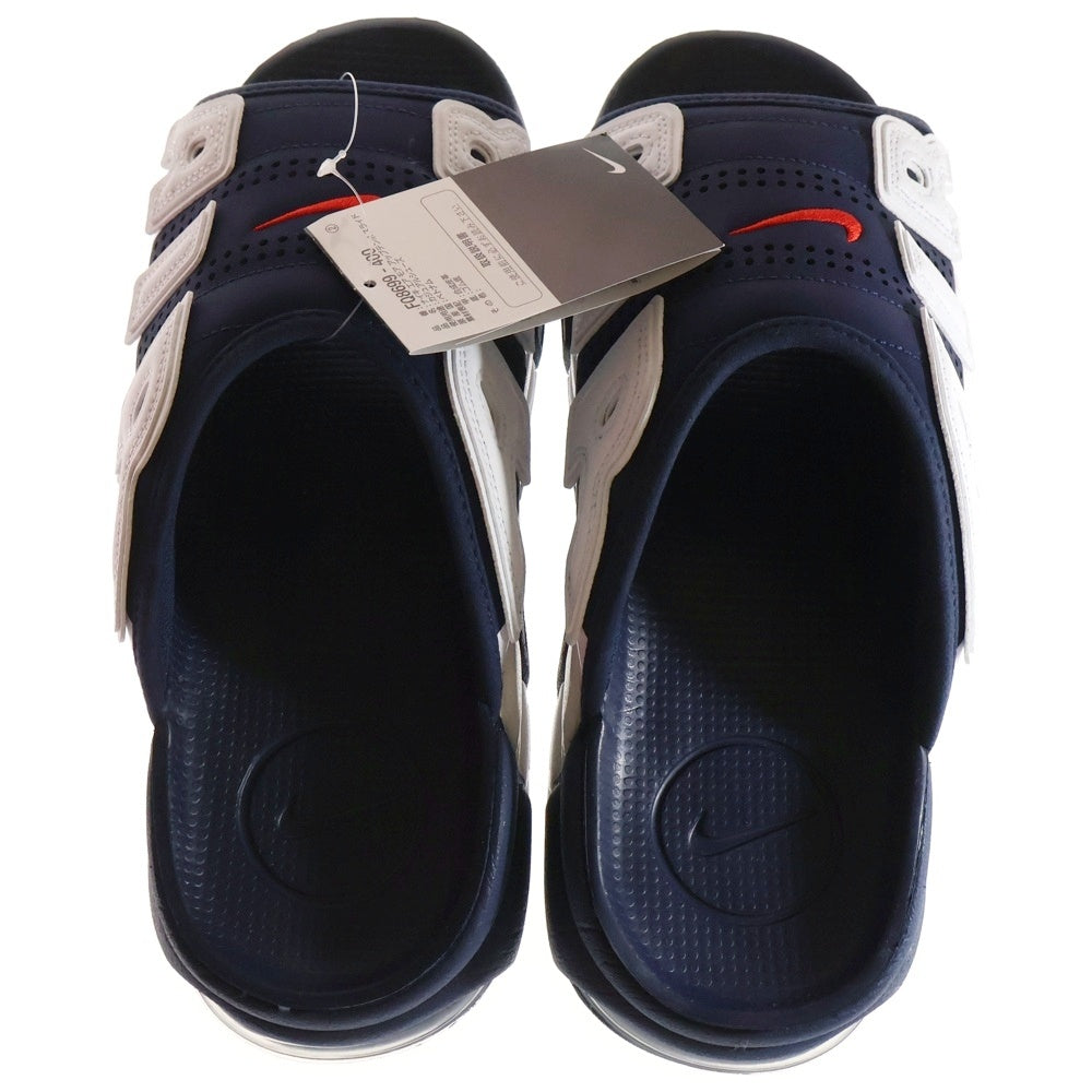 NIKE(ナイキ) AIR MORE UPTEMPO SLIDE OLYMPIC エアモアアップテンポ オリンピック スライド サンダル US10.0/28.0cm FQ8699-400 ネイビー/ホワイト