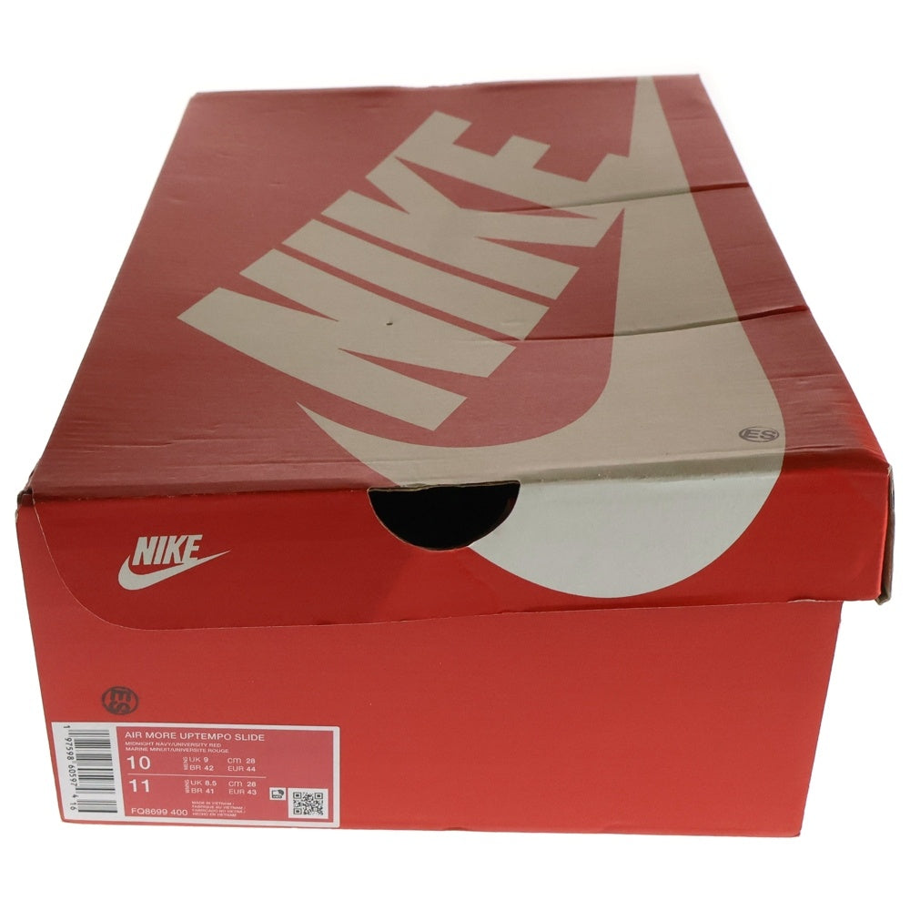 NIKE(ナイキ) AIR MORE UPTEMPO SLIDE OLYMPIC エアモアアップテンポ オリンピック スライド サンダル US10.0/28.0cm FQ8699-400 ネイビー/ホワイト