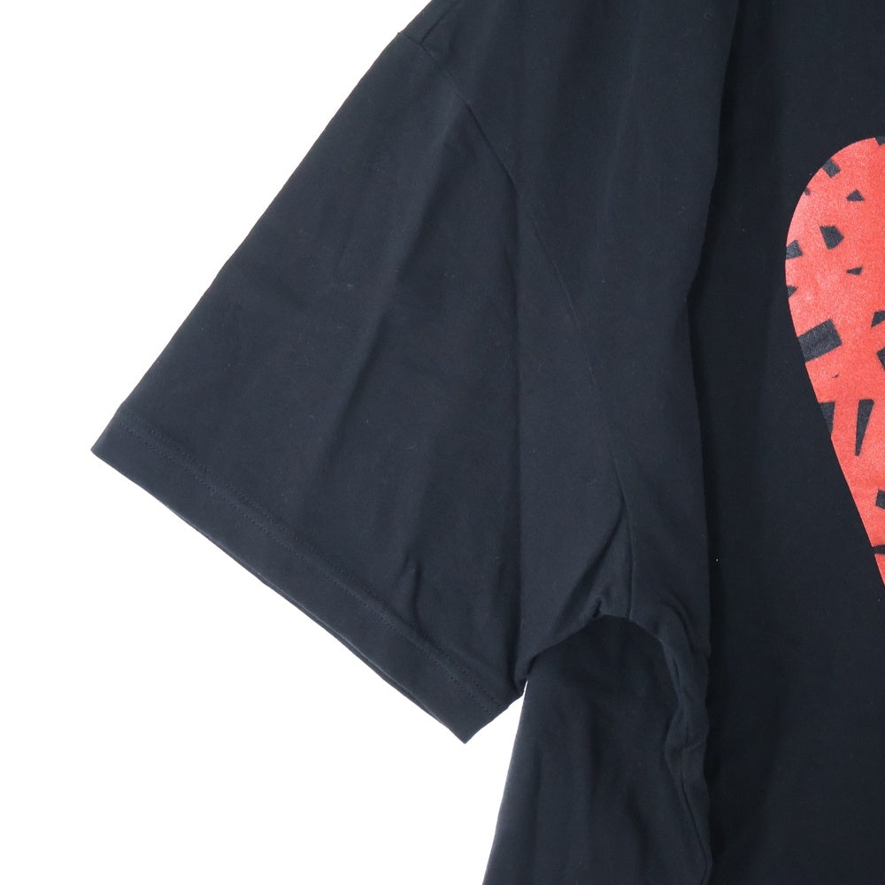 BLACK COMME des GARCONS(ブラックコムデギャルソン) AD2023 ×NIKE Unisex T-Shirt ×ナイキ ロゴパッチ ユニセックス 半袖Tシャツ カットソー ブラック 1L-T102