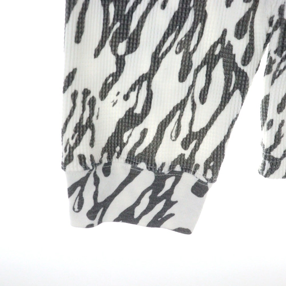 SUPREME(シュプリーム) 22AW Drip Thermal ドリップ サーマル クルーネック カットソー 長袖Tシャツ ブラック/ホワイト